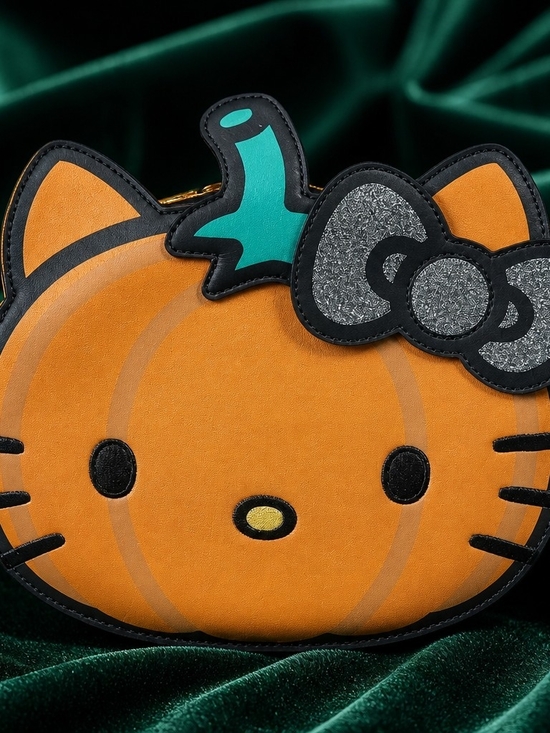 Loungefly Halloween Hello Kitty Pumpkin Crossbody Bag RARE!!! main image 11